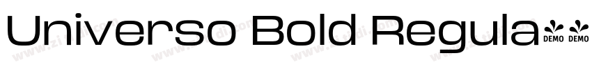 Universo Bold Regula字体转换